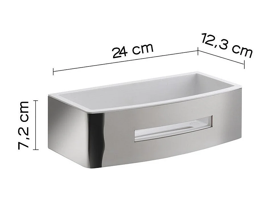 Porte-Objets Rectangulaire En Acier | Peonia