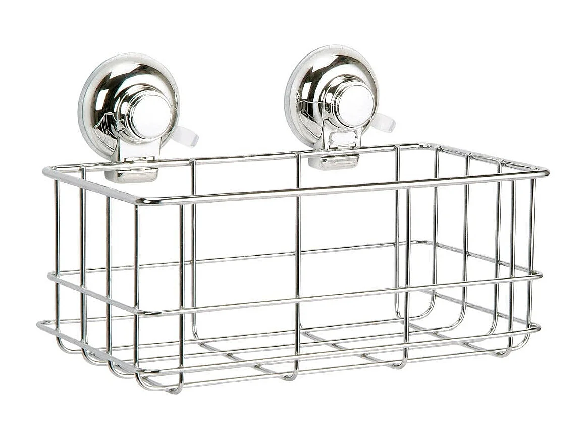 Support De Douche Rectangulaire Avec Fixation Par Ventouse | Menta