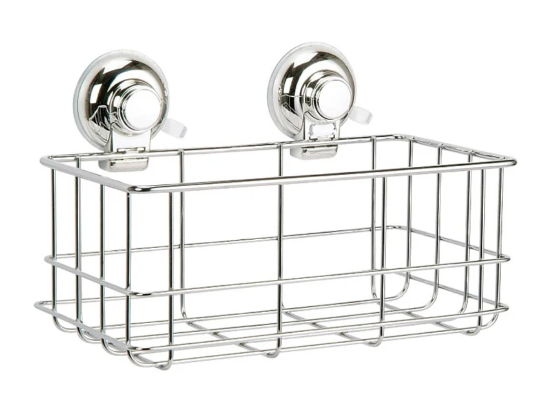 Support De Douche Rectangulaire Avec Fixation Par Ventouse | Menta