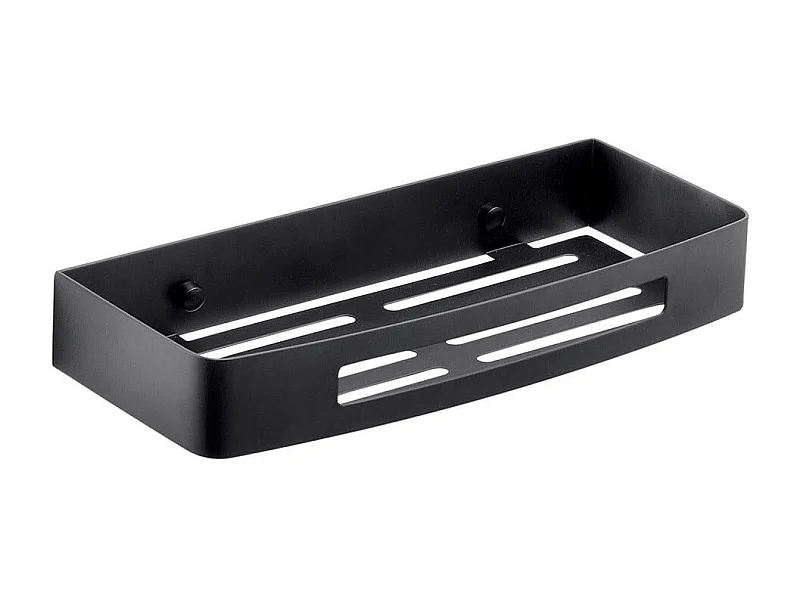 Support De Douche Rectangulaire Noir | Tasso