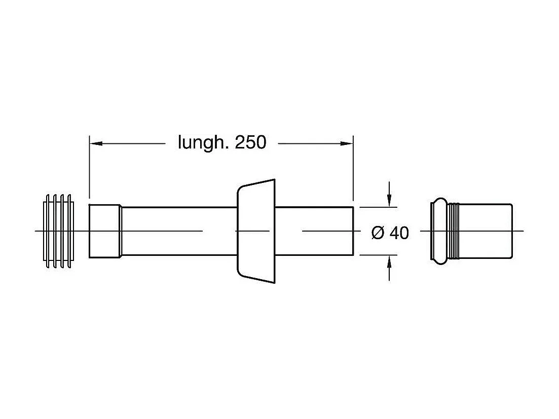 Tuyau Blanc Pour Raccordement Wc