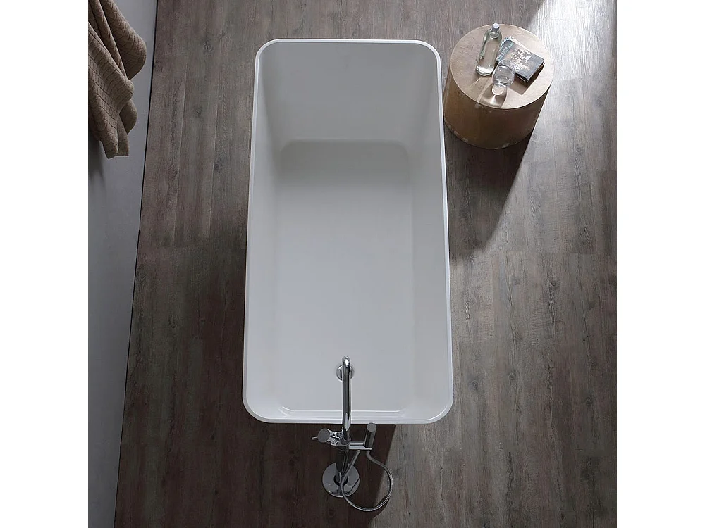 Baignoire Îlot Moderne En Marbre Reconstitué | Paola