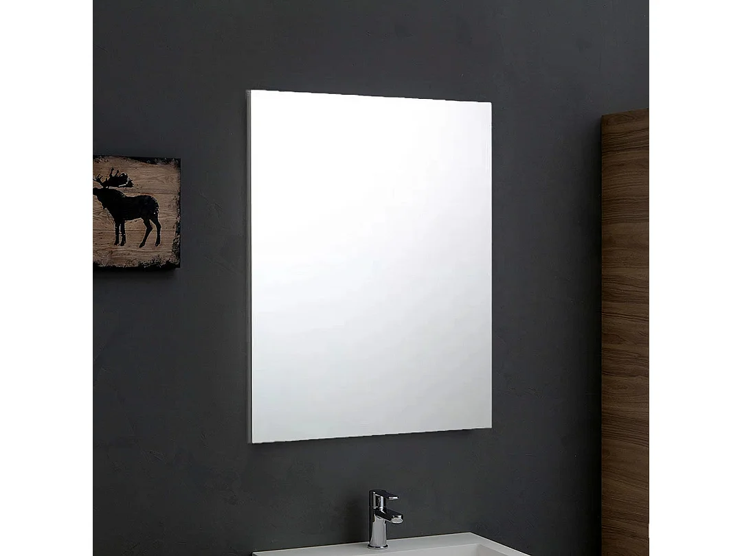 Mueble De Salle De Bains Suspendu 60Cm 2 Tiroirs Chêne Naturel | Valentina