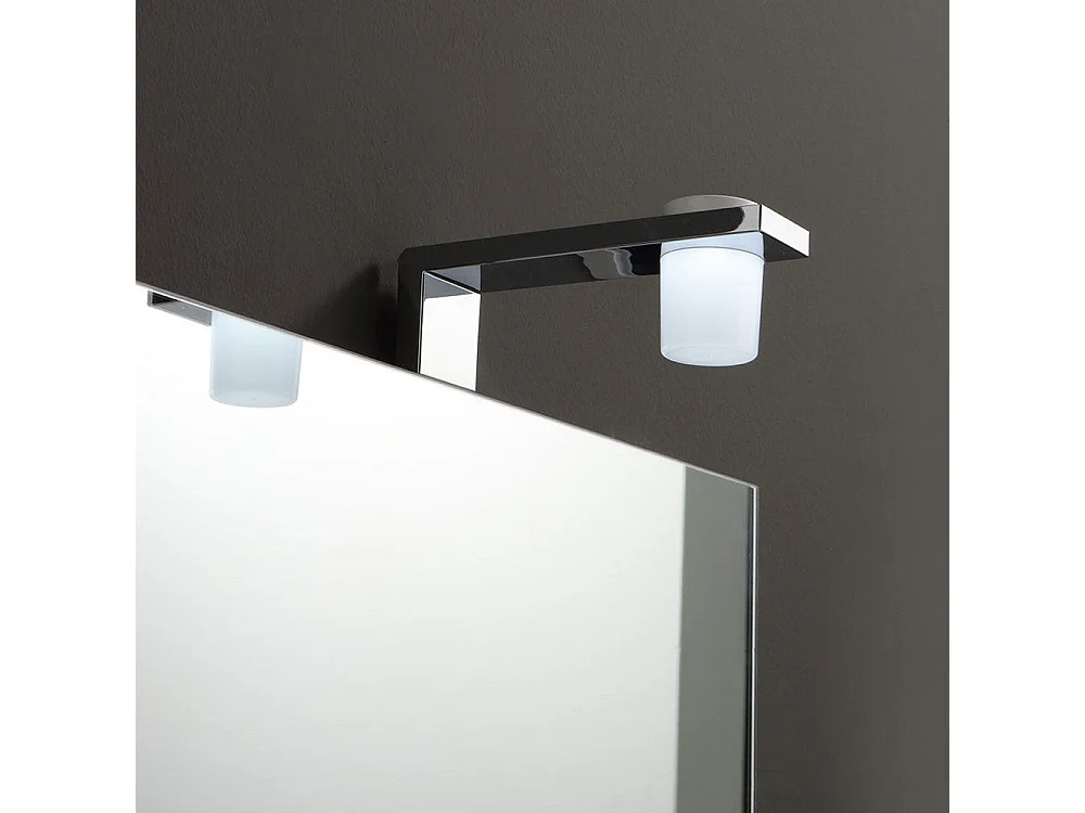 Meuble De Salle De Bains Suspendu De 56 Cm Avec Colonne Simply Blanche