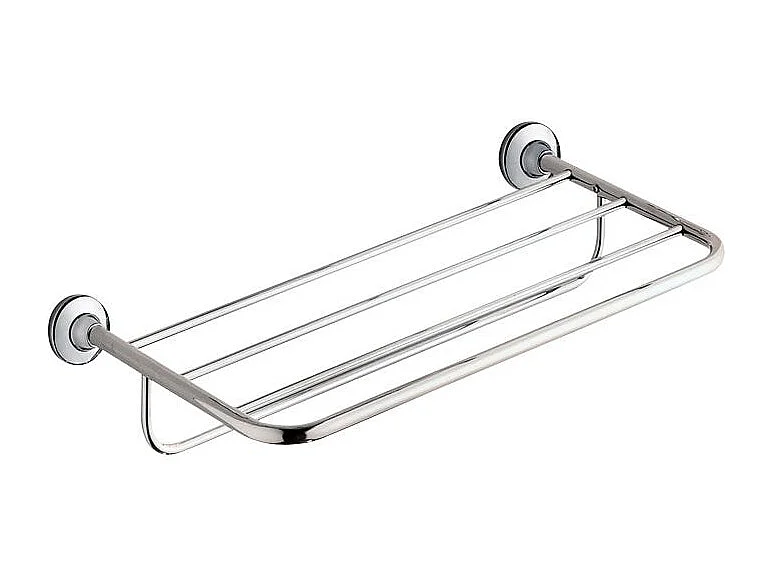 Étagère Porte-Serviettes En Laiton Chromé