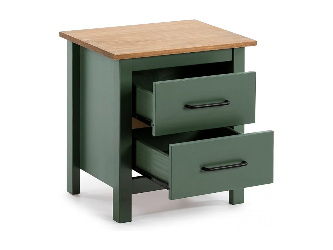 Mesita de noche Eira Green Moss - Oak