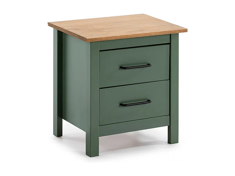 Mesita de noche Eira Green Moss - Oak