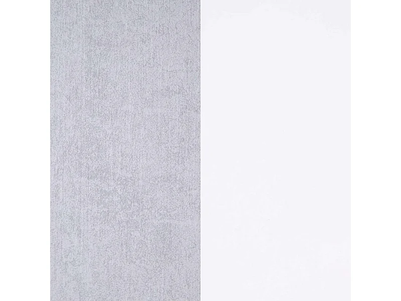 Mueble de salón modular Lunet en blanco artik microcemento 190 cm Blanco Artik (Blanco Mate) - Microcemento