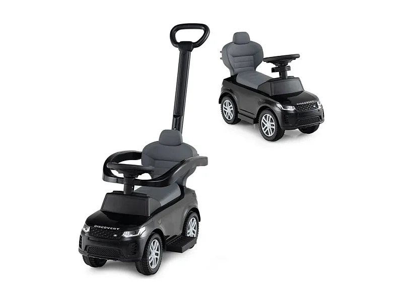 Scivolo 3 in 1 con barra di spinta Scivolo con maniglia rimovibile Scivolo nero