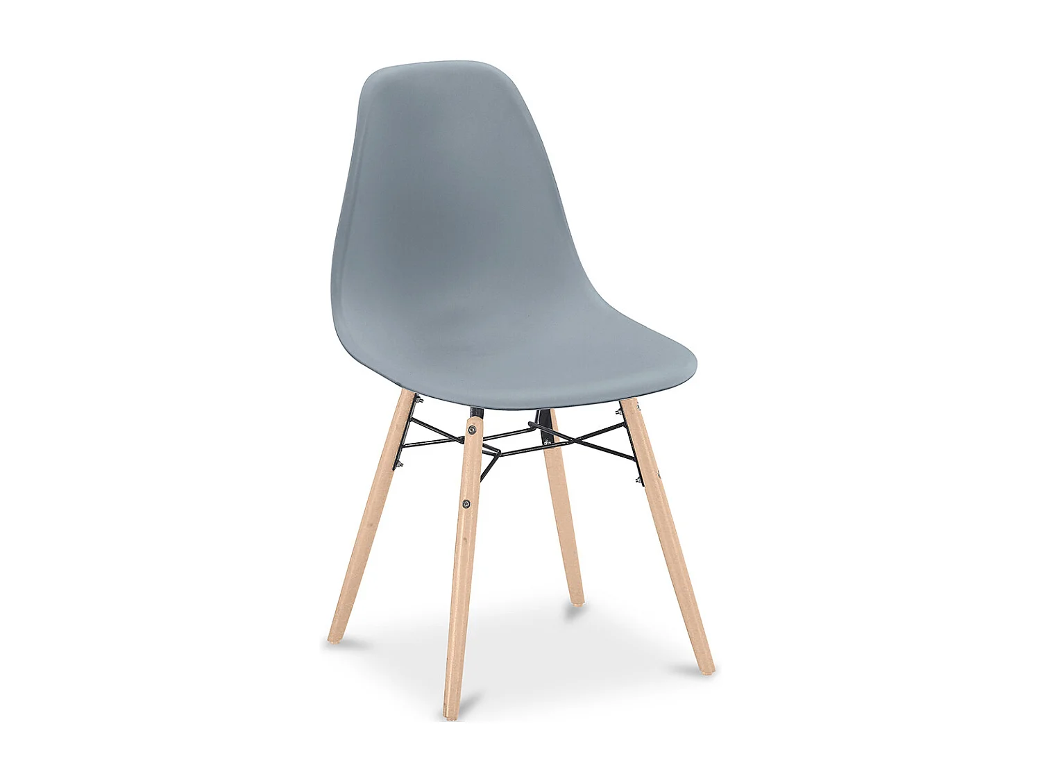 Sedia da Pranzo - Design Scandinavo - Gambe in Legno - Skögur