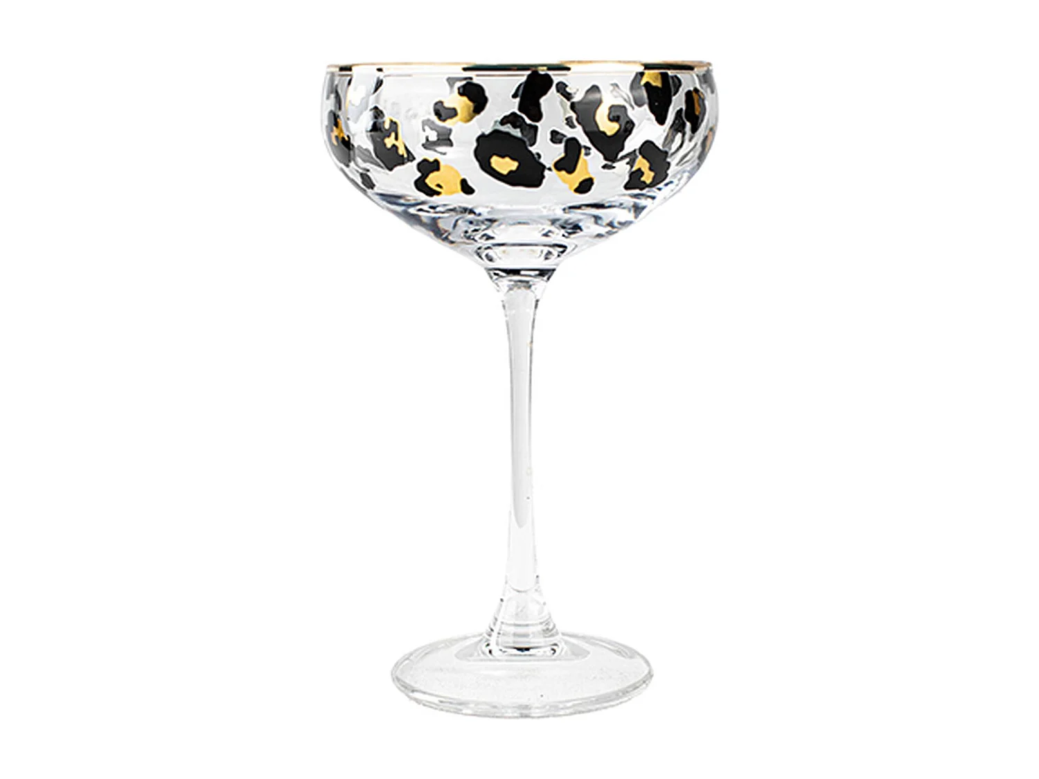 Novastyl - Lot De 4 Coupes Leopard 27cl En Verre