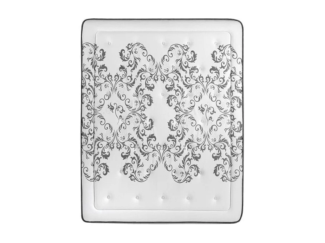 Colchón muelles ensacados Queen 28 cm acogida gradual-90x190-Blanco