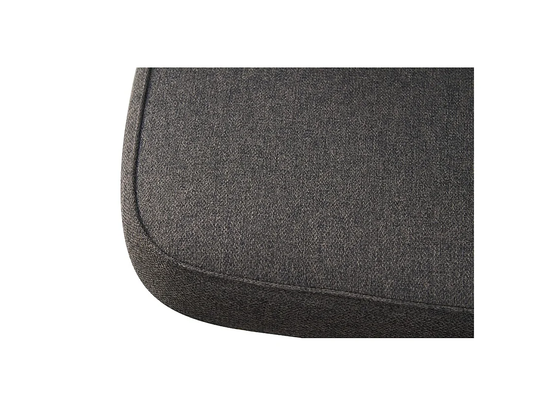 Ensemble table et 4 chaises ORBENA – Coloris gris mat – Table 100x100 cm – Design moderne et compact