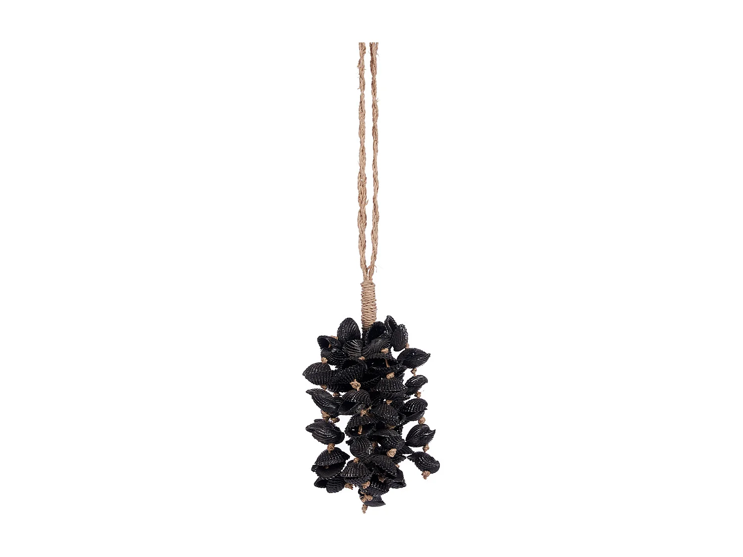 The Midnight Shell Tassel - Black