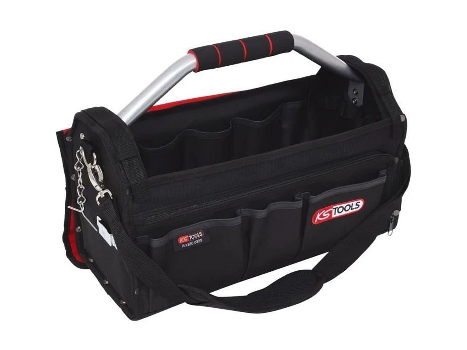 Werkzeugtasche KS Tools SMARTBAG XL 25L Rot/Schwarz - Ultrastoff, Komfortabel und Geräumig