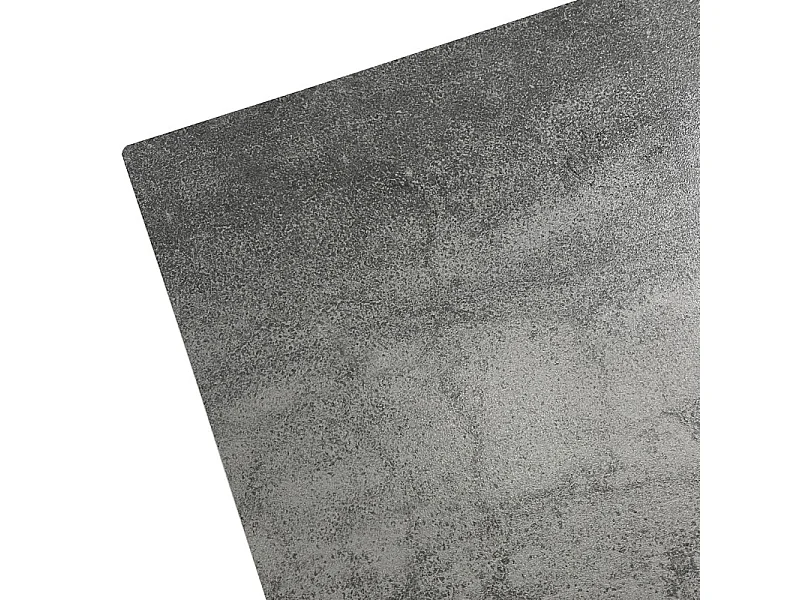 Table extensible 180/260 cm céramique gris pieds géométriques - PARKER