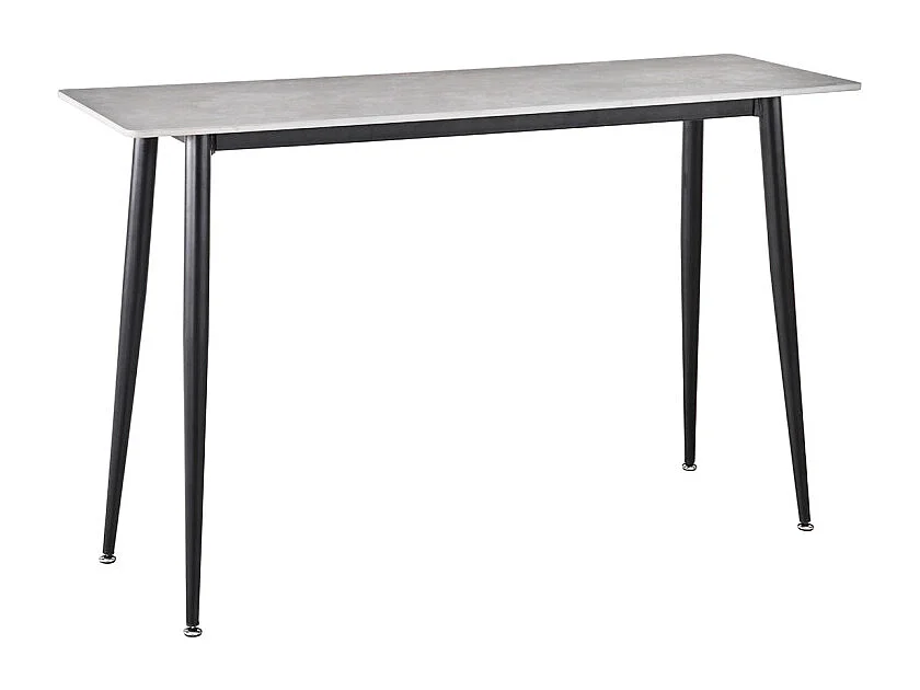 Console 120 cm céramique gris pieds évasés métal noir - RYDER 2
