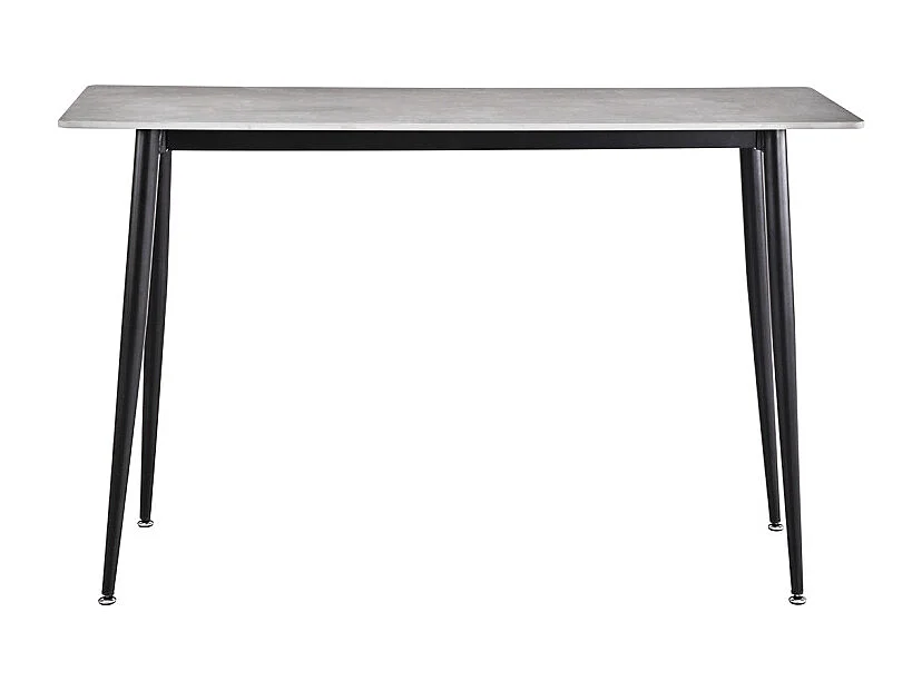 Console 120 cm céramique gris pieds évasés métal noir - RYDER 2