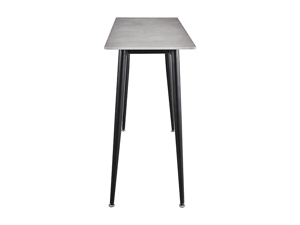 Console 120 cm céramique gris pieds évasés métal noir - RYDER 2