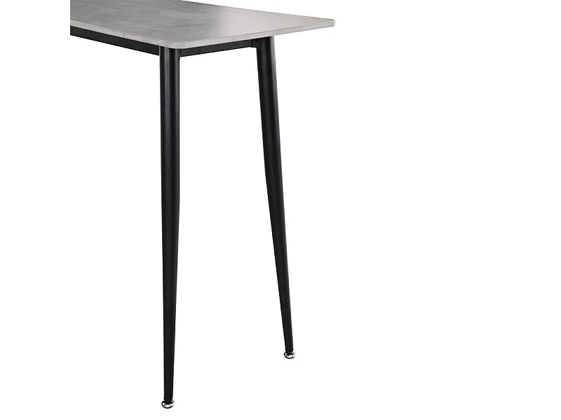 Console 120 cm céramique gris pieds évasés métal noir - RYDER 2