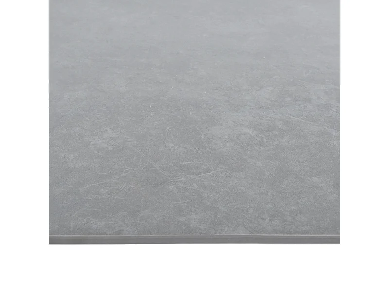 Console 120 cm céramique gris pieds évasés métal noir - RYDER 2