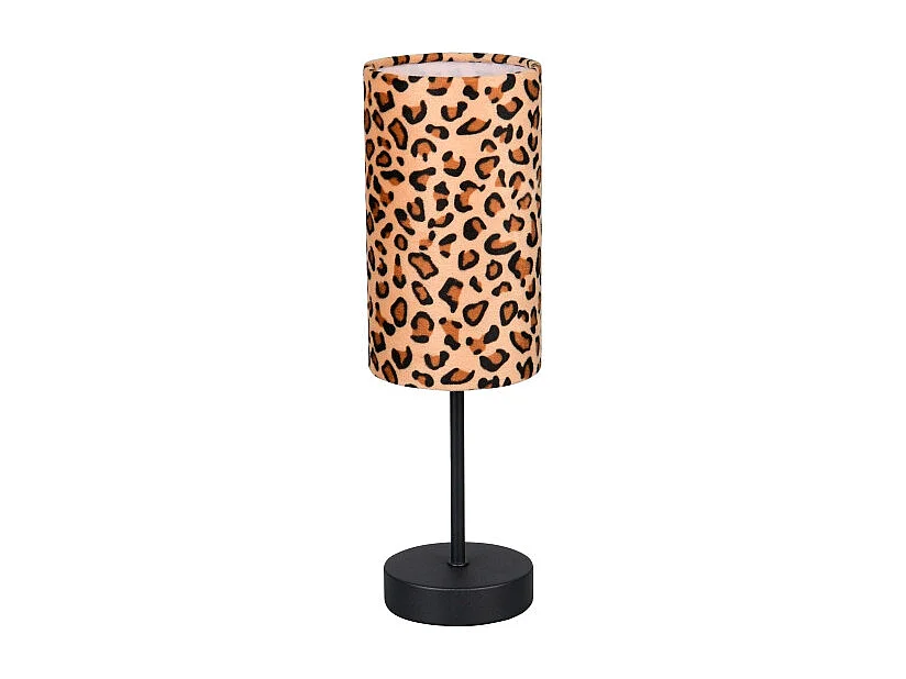 Lampe à poser Pardina, motif léopard