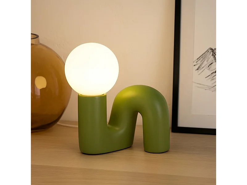 Lampe design en céramique pop Quinn