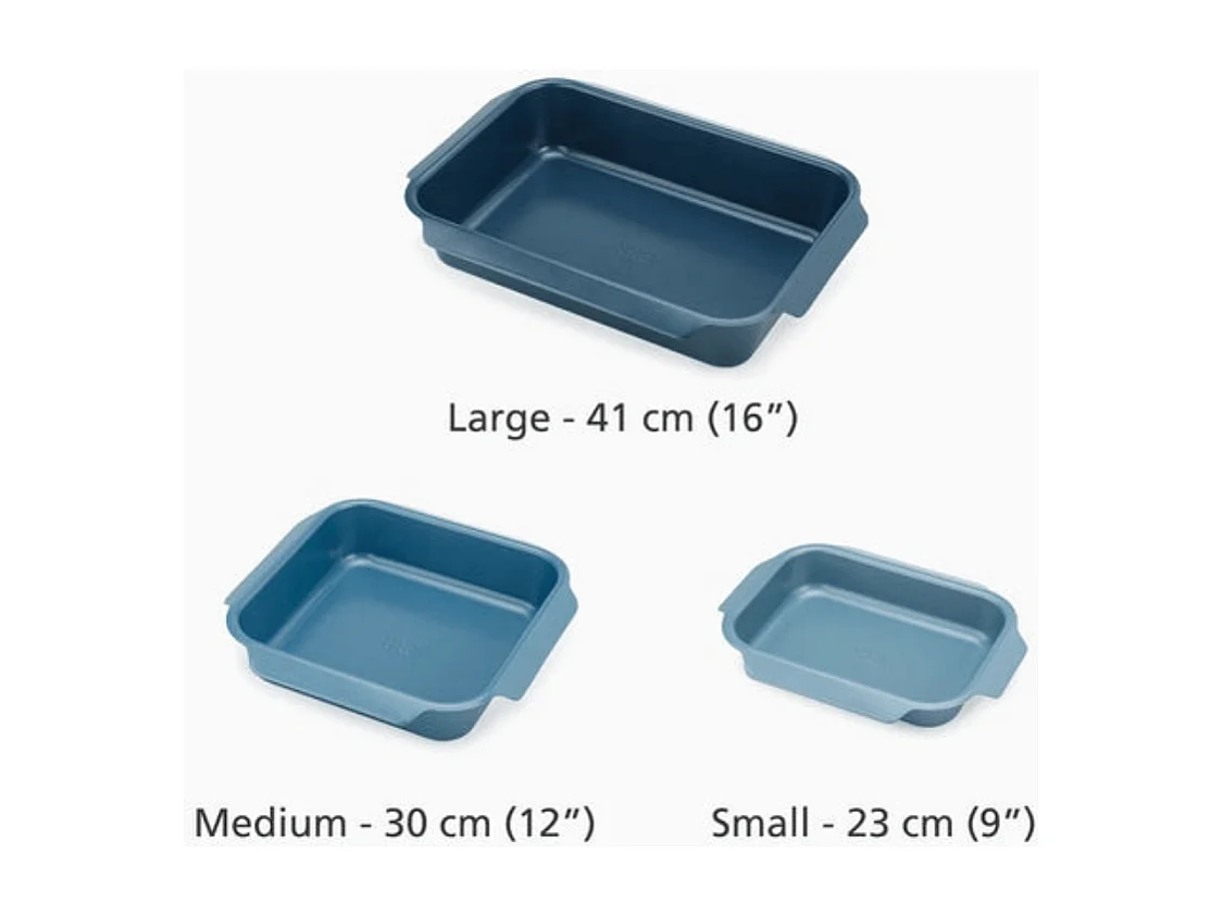 Plat à rôtir large Joseph Joseph Nest 41 cm Gris