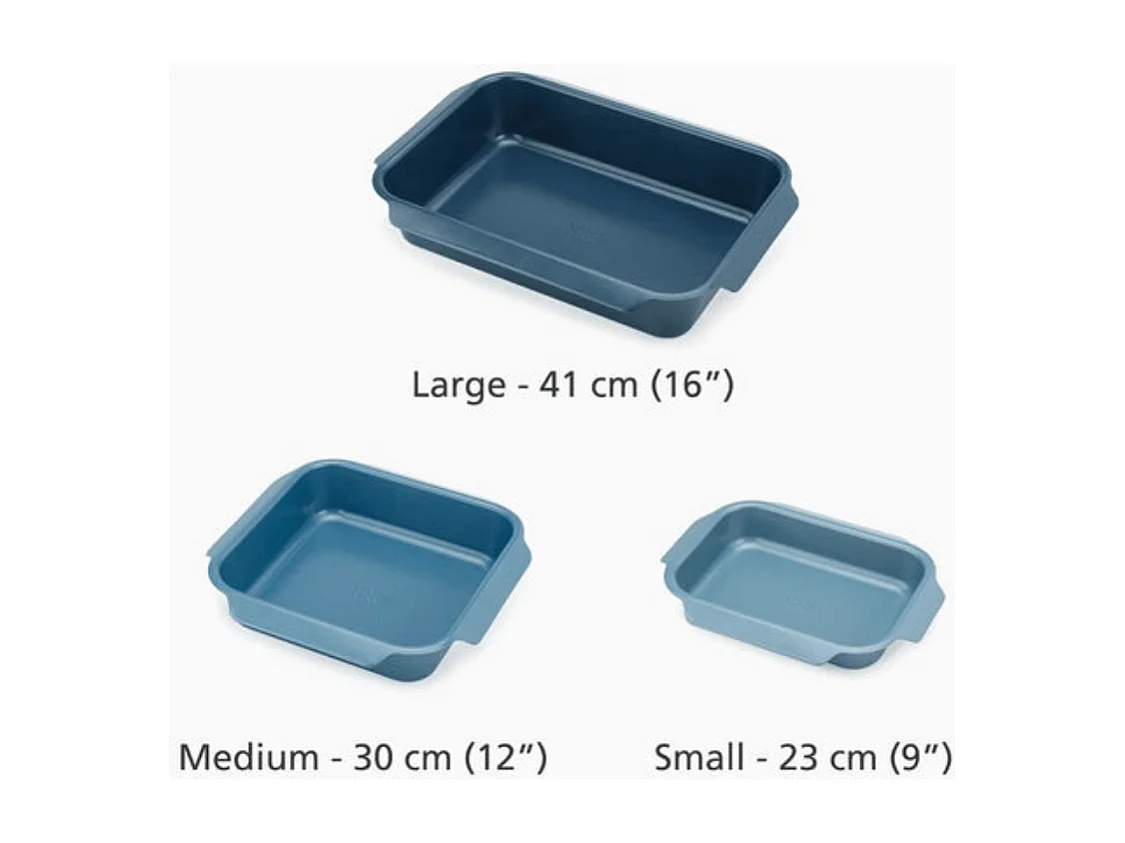 Plat à rôtir large Joseph Joseph Nest 41 cm Gris