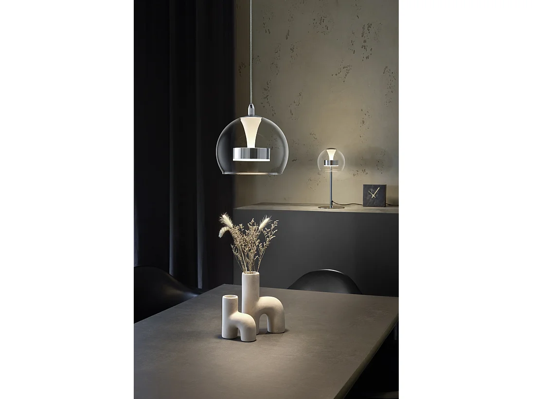 Suspension à variateur design LED Flynt Ø20 cm