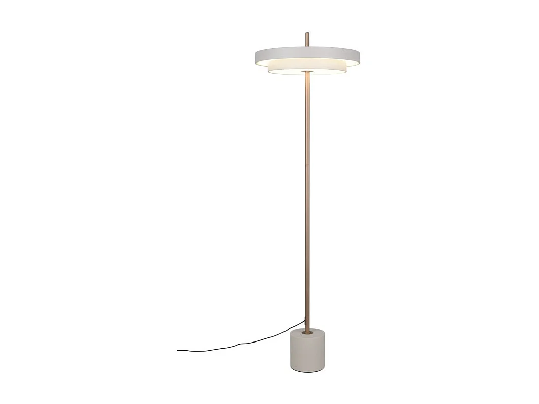 Lampadaire vintage led à variateur Keaton