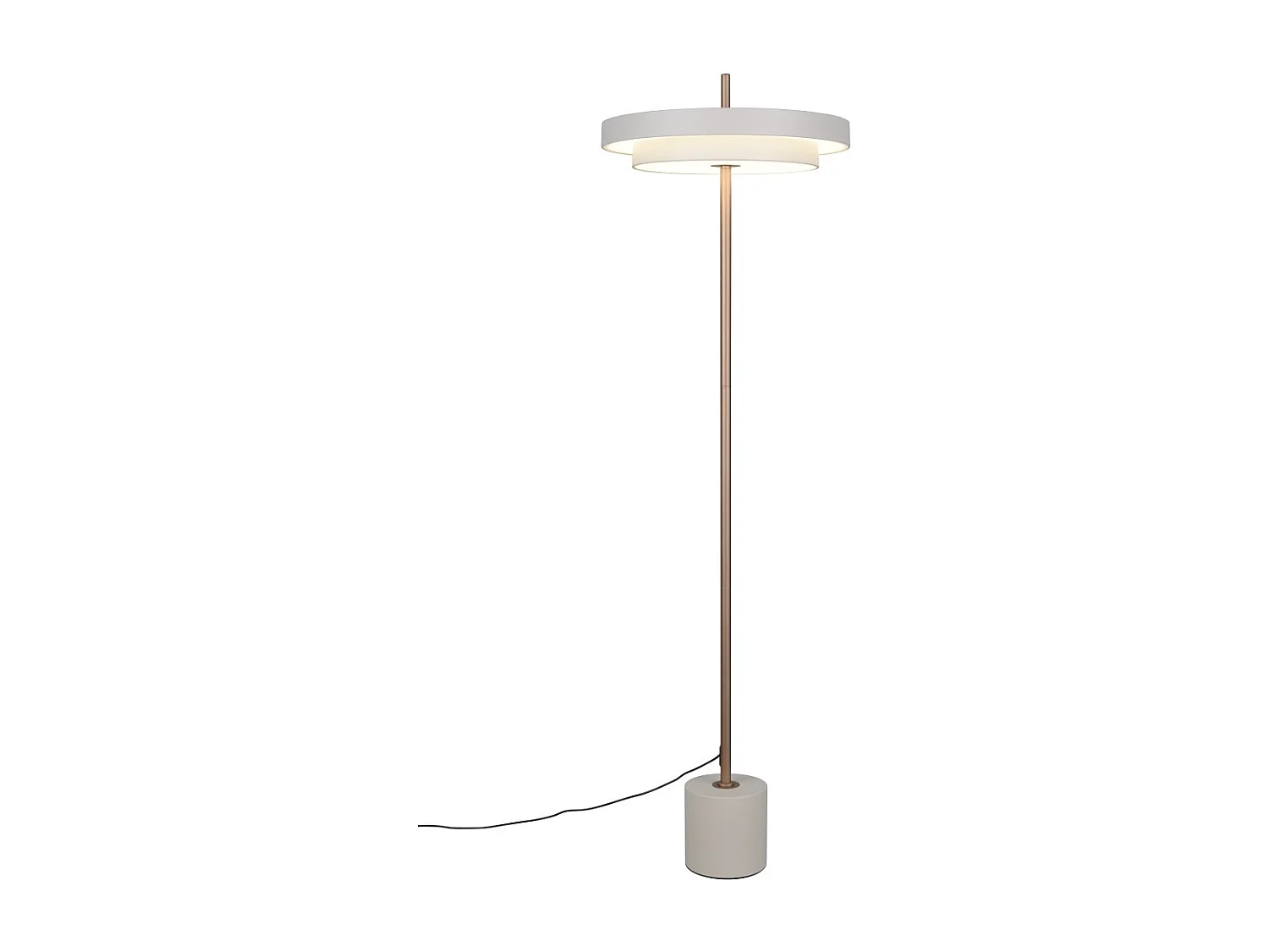 Lampadaire vintage led à variateur Keaton