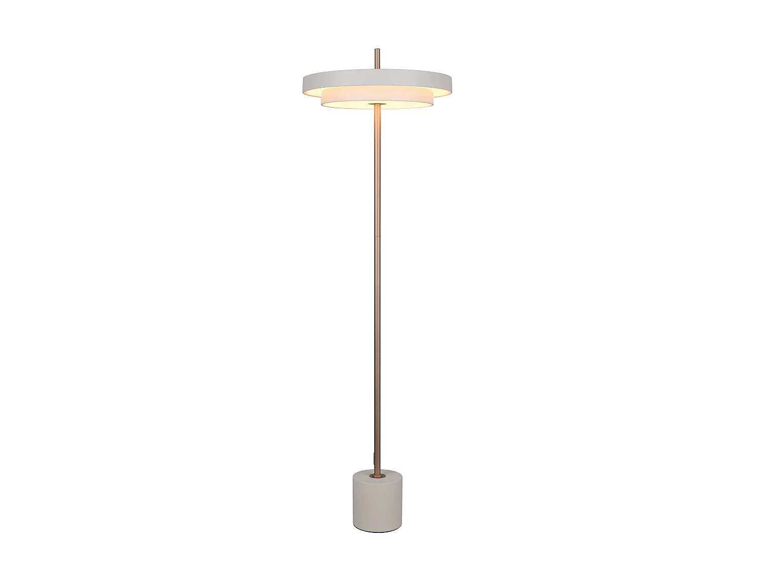 Lampadaire vintage led à variateur Keaton