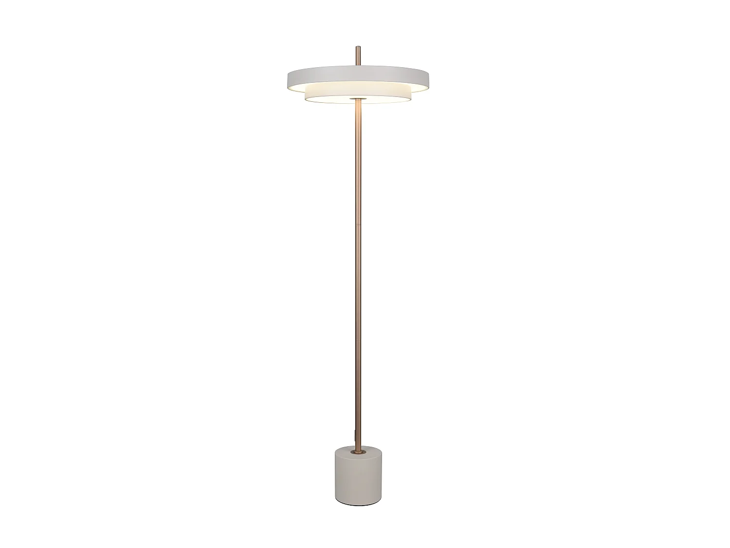 Lampadaire vintage led à variateur Keaton