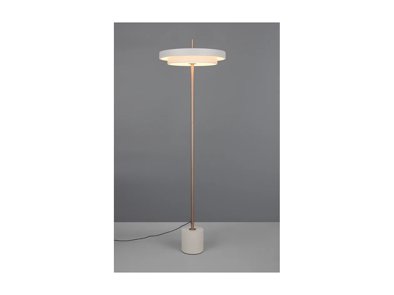 Lampadaire vintage led à variateur Keaton