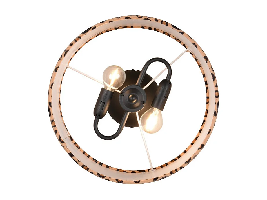 Plafonnier Pardina Léopard Ø30 cm
