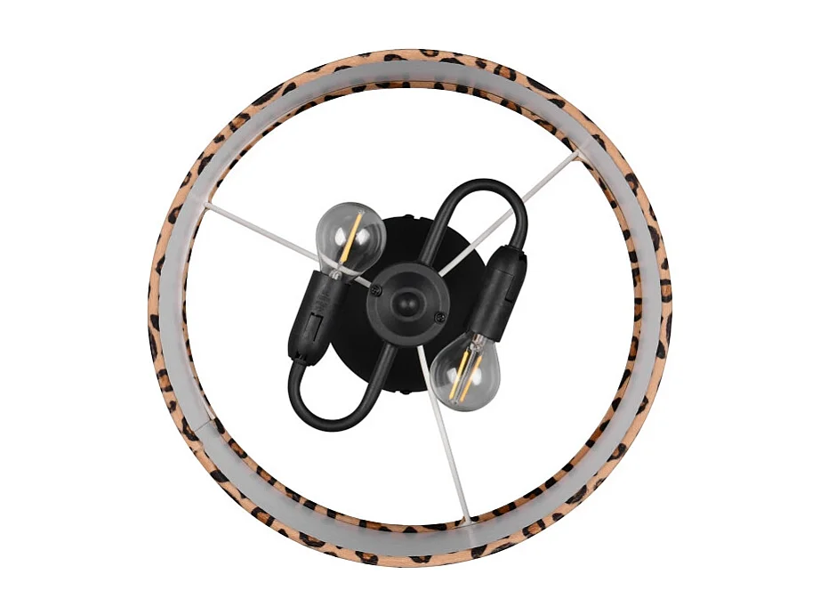 Plafonnier Pardina Léopard Ø30 cm