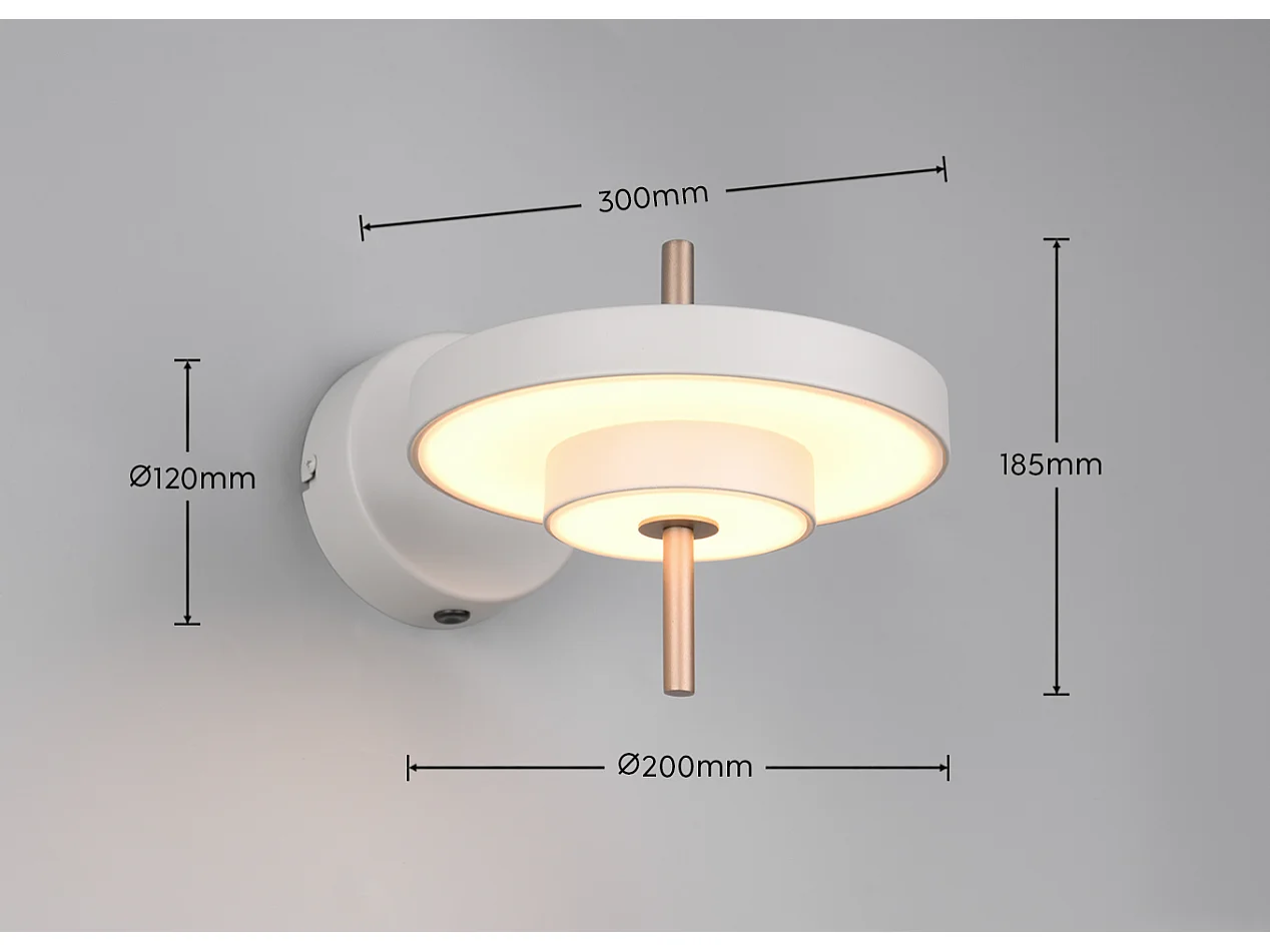 Applique LED Keaton Trio