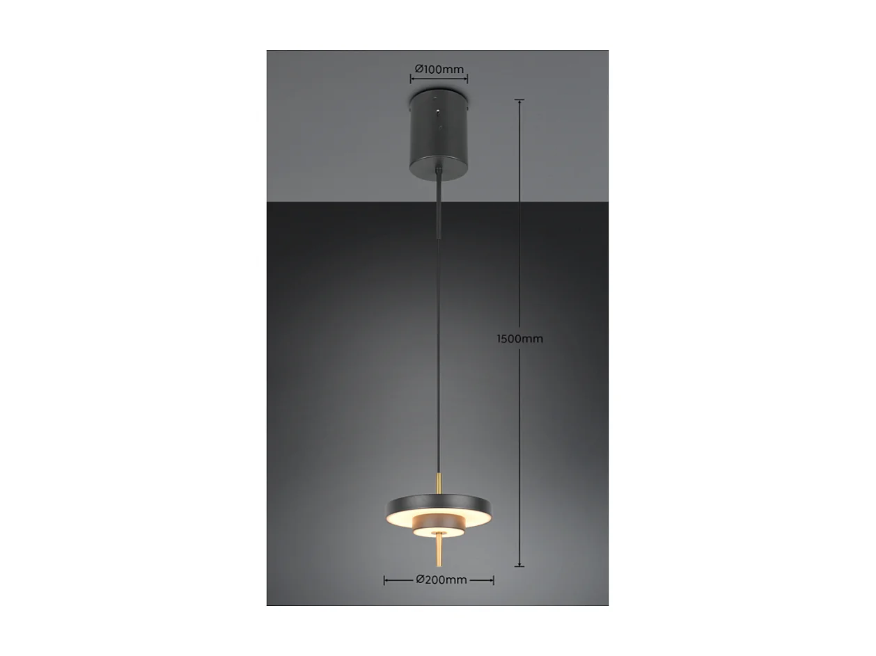 Suspension LED Keaton Trio