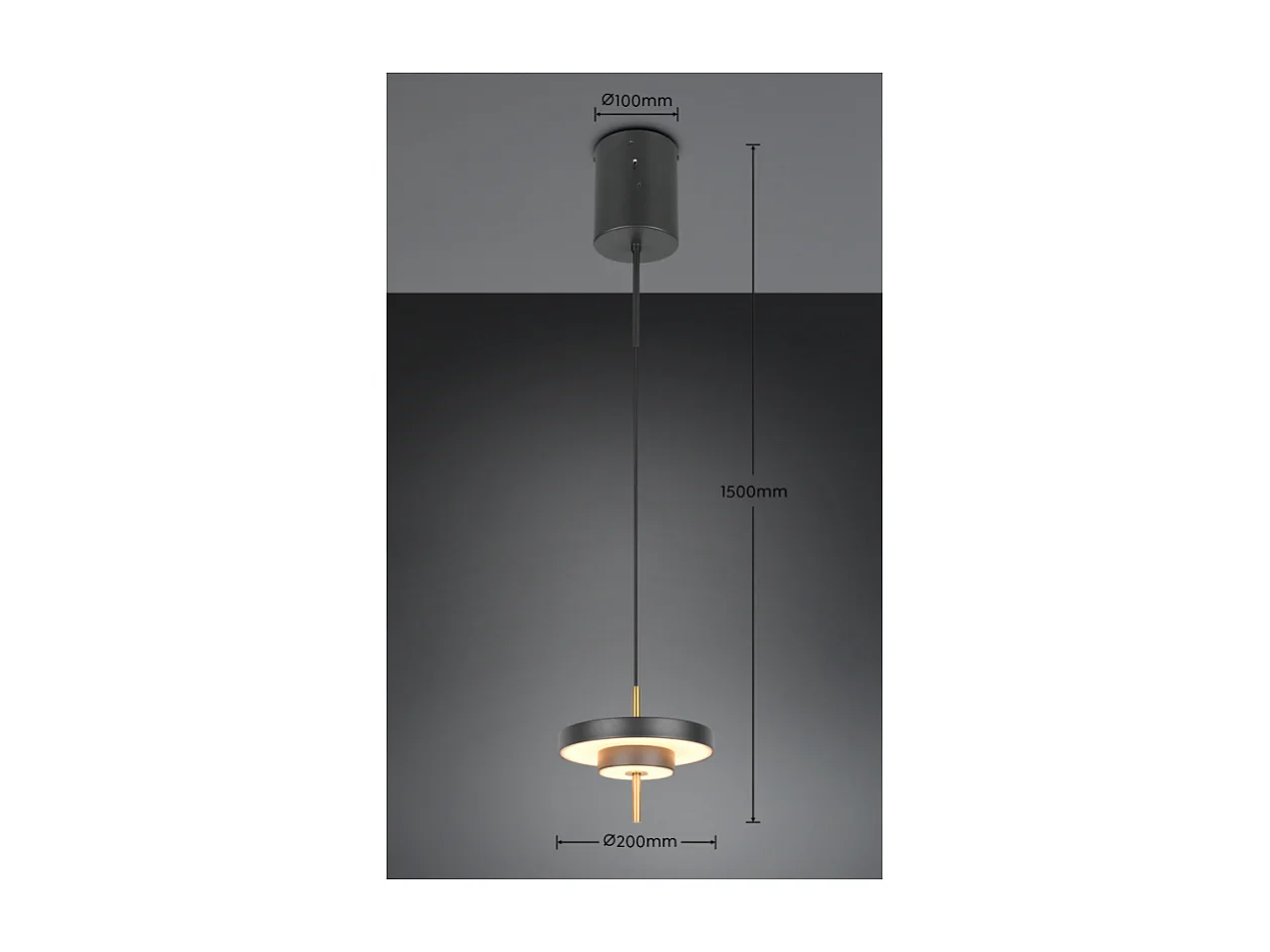 Suspension LED Keaton Trio