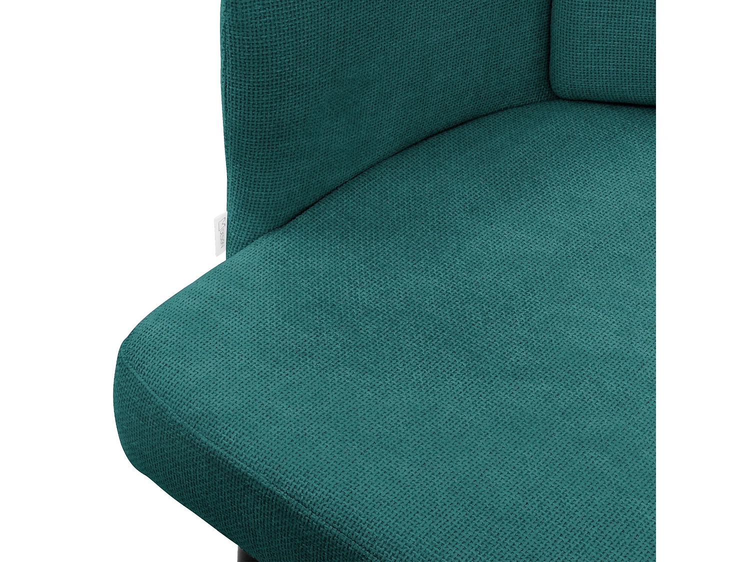 ML-Design Sedia da pranzo verde petrolio, in tessuto, sedia da cucina con braccioli e schienale in rattan, poltroncina imbottita, poltrona per salotto