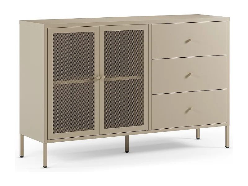Buffet en metal beige - Latem