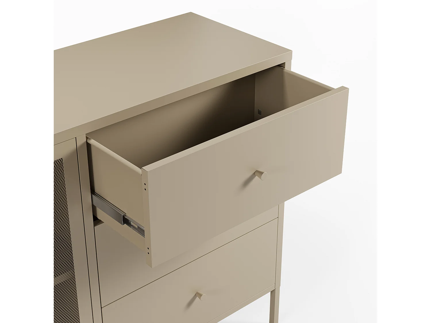 Buffet en metal beige - Latem