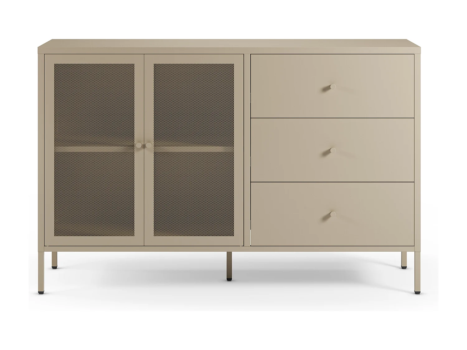 Buffet en metal beige - Latem