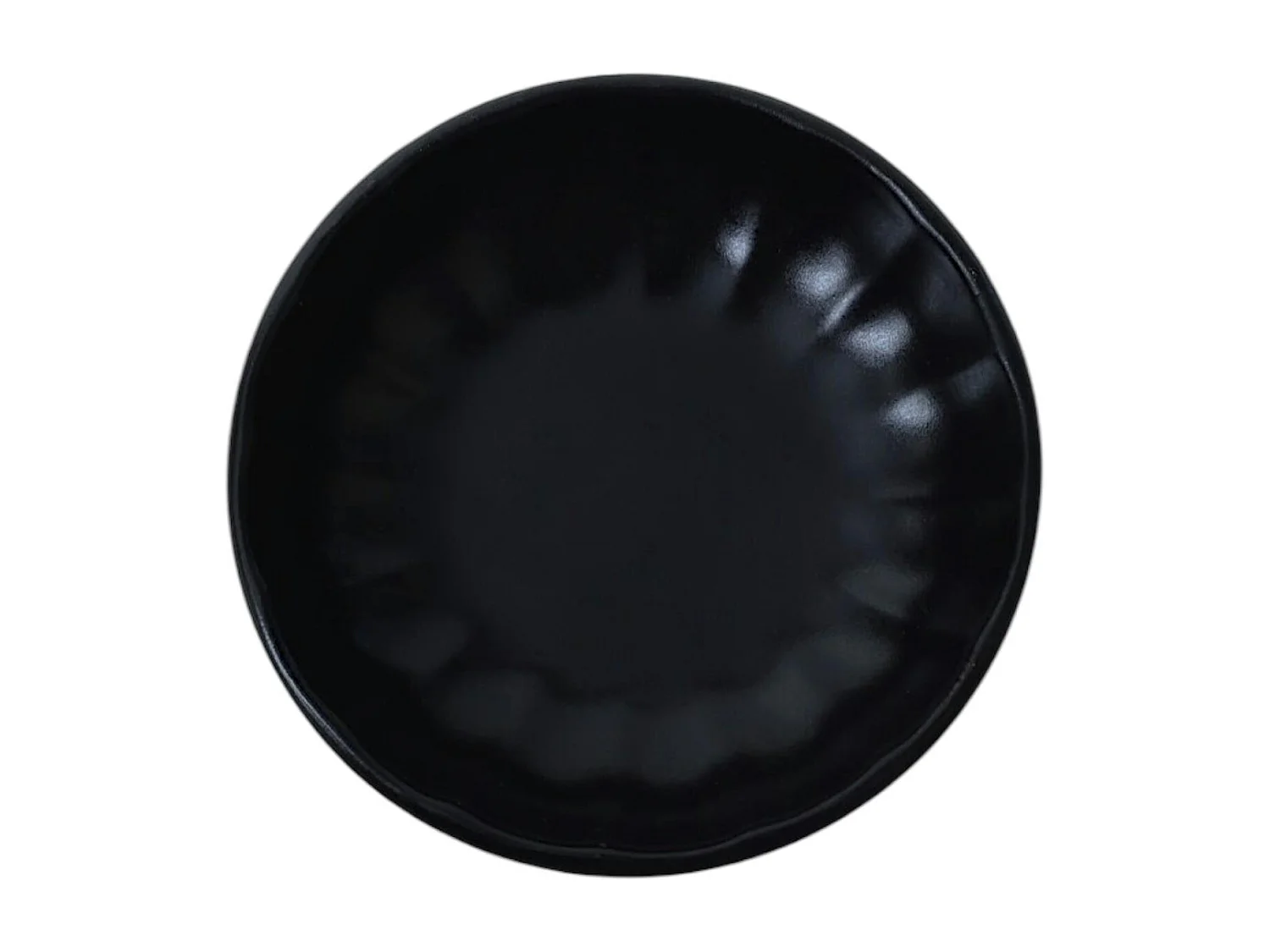 Bol apéro noir forme fleur (lot de 6) EFIRA