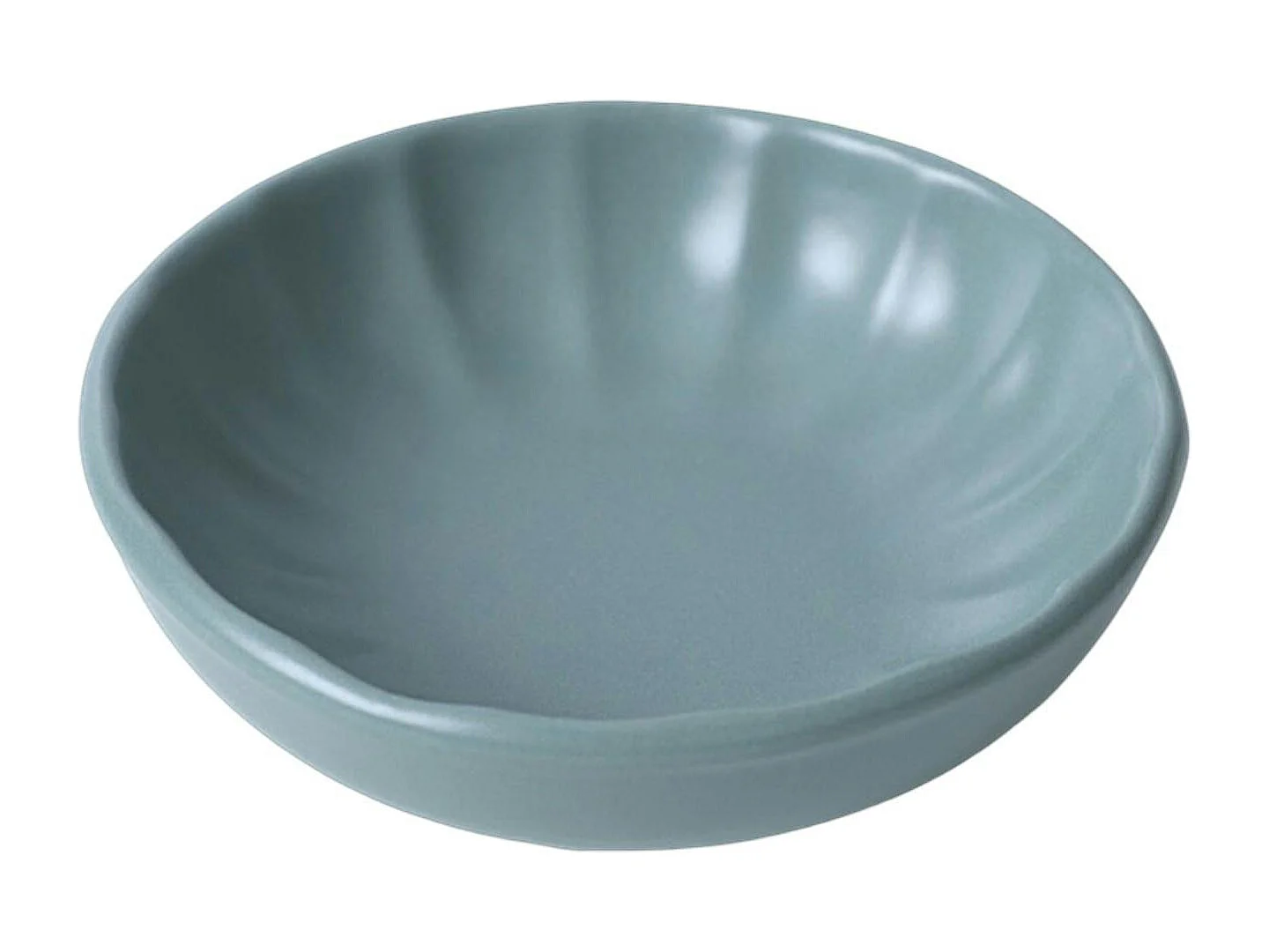 Bol apéro vert pâle forme fleur (lot de 6) EFIRA