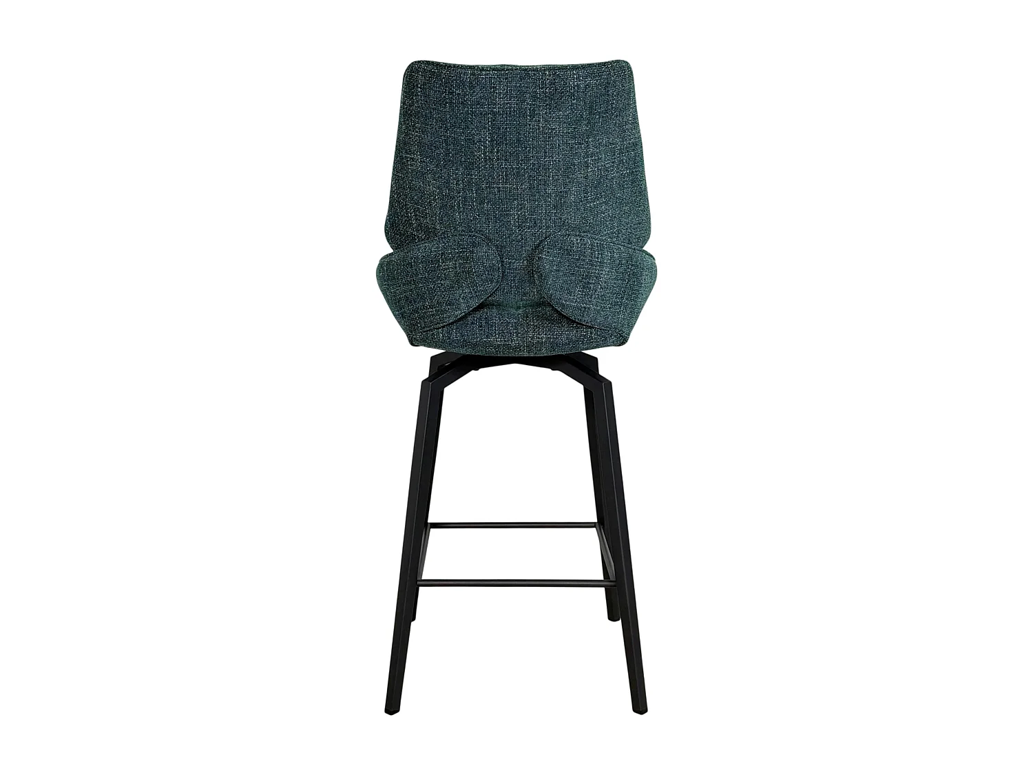 Chaise de bar pivotante bleue assise baquet (lot de 2) LIGURIE