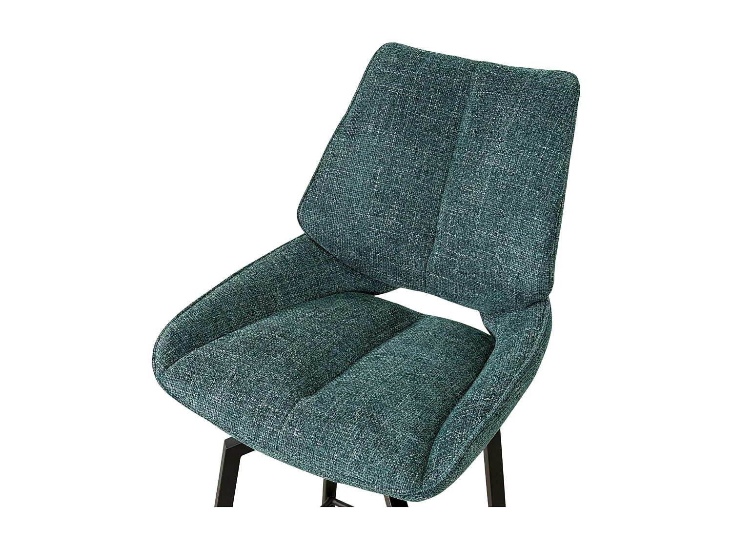 Chaise de bar pivotante bleue assise baquet (lot de 2) LIGURIE