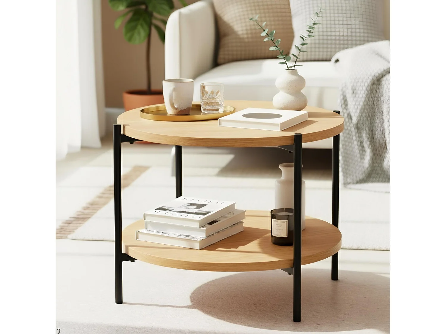 Table basse - Bois - Nature - Edduma