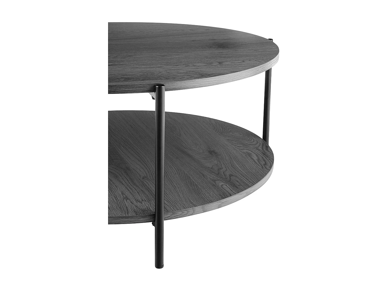 Table basse - Bois - Gris - Edduma
